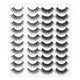 thumbnail image 1 of 20 pares de pestañas postizas estilos mixtos pestañas postizas hechas a mano, largas, gruesas, sólidas, suaves, reutilizables, 1 of 8