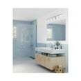 thumbnail image 2 of Replay Collection Six-Light Traditional Polished Nickel Etched White Glass Bath Vanity Light, 2 of 10