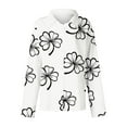 thumbnail image 6 of Neewe Button Down Shirts for Women Dressy Floral Printed Long Sleeve Blouse Business Casual Work Tops, 6 of 6