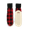 Red Plaid, variant on LazyOne Knitted Slippers, Cozy Slipper Socks for Winter, Unisex (Cabin Moose, S/M)