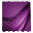 thumbnail image 3 of Ambesonne Art Abstract Shower Curtain, Smooth Lines Art, 69"Wx70"L, Purple Fuchsia, 3 of 3