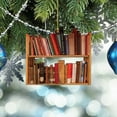 thumbnail image 5 of Up to 65% off! Christmas Home Decorations Christmas Tree Shape Stacked Book Funny Book Acrylic Hanging Decorations, 5 of 6