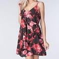 thumbnail image 4 of Honey Belle Red Floral Dress, 4 of 4