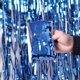 thumbnail image 2 of KIRIKOU 3 juegos de cortinas de frijol de lámina azul marino decorado en el Fondo de la fiesta, 3,2 pies x 6,5 pies de lámina de aluminio metálico para la ducha de bebé de novia soltera de cumpleaños, 2 of 5