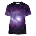 thumbnail image 5 of LYXSSBYX Big and Tall Mens Shirts Short Sleeves Clearance Casual Men's Sky Print T Shirt Tee Graphic Tee Outdoor Daily Vacation Short Sleeve Crew Neck Shirt Spring Fall Clothing Apparel, 5 of 6