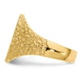thumbnail image 3 of Solid 14k Yellow Gold Men's Engravable Signet Ring (16mm) - Size 9.5, 3 of 5