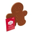 thumbnail image 3 of Holiday Time Silicone Trivet, Gingerbread Cookie Shaped, Brown, 3 of 9