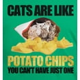 thumbnail image 4 of Old Glory Youth Cats Are Like Potato Chips Short Sleeve Graphic T Shirt, 4 of 6