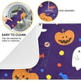 thumbnail image 2 of Coolnut Halloween Ghost Pumpkin Dish Drying Mat Absorbent Reversible Drying Pad Dish Drainer Rack Mat for Kitchen Countertops Sinks,24"x18", 2 of 6