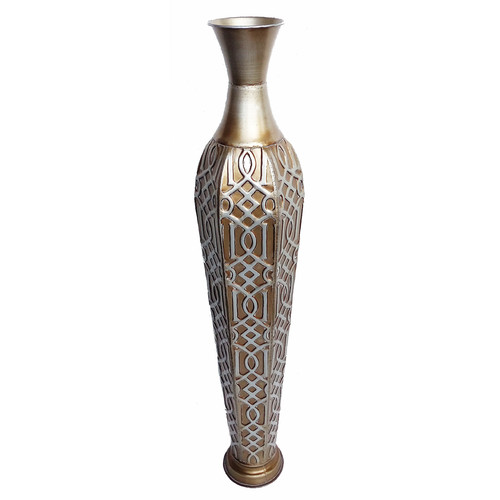 D'lusso Designs Aria Metal Floor Vase