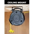 thumbnail image 3 of Pro-Reel 8140T-P Heavy Duty Industrial Retractable Extension Cord Reel w/Tri-Tap, 3 of 8