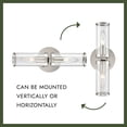 thumbnail image 2 of Alora Lighting WV309002NBCG Revolve 2 Light 13" Tall Bathroom Sconce - Brass, 2 of 7