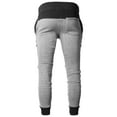 thumbnail image 2 of Hat and Beyond Men's Hip Hop Streetwear Fashion Biker Joggers With Front And Back Pockets, 2 of 4