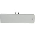 thumbnail image 5 of Ontario Furniture 8 Foot White Plastic Portable Folding Bench for Indoor/Outdoor, Perfect for When Extra Seating is Needed Yet Convenient Folds in Half with a Handle for Easy Carrying and Storing 8 Ft, 5 of 6