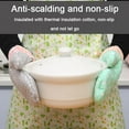 thumbnail image 5 of 1Pc Thickened Heat-resistant Insulation Kitchen Oven for Roasting Microwave Gloves E, 5 of 6