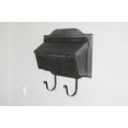thumbnail image 3 of Contemporary Horizontal Silver Mailbox Wall-Mounted, 3 of 6