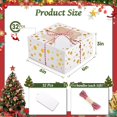 thumbnail image 3 of Cajas para galletas navideñas DOYIDE de 32 unidades, 15 x 15 x 8 cm, de Food Storage, 3 of 6