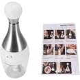 thumbnail image 4 of Bowling Shape Garlic Chopper 304 Stainless Steel Quick Powerful Effort Saving Vegetable Shredder Convenient Manual Durable Food Processor for Fruit Meat Herb Spice Kitchen, 4 of 7