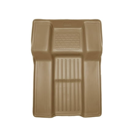 Husky Liners Weatherbeater Floor Mats | Fits 2007 - 2010 Cadillac Escalade, Chevrolet Tahoe & GMC Yukon | Walkway, 1-pc Tan - 81243