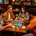 thumbnail image 7 of CYFW Color Stack Challenge-A Fast-Paced Color Matching Puzzle Game for Fun Parties and Family Game Night. Includes 2 Stack Racks,50 Challenge Cards,80 Rings&Instructions., 7 of 7