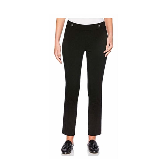 Rafaella Womens Size 6 Pull-On Dress Pants, Black