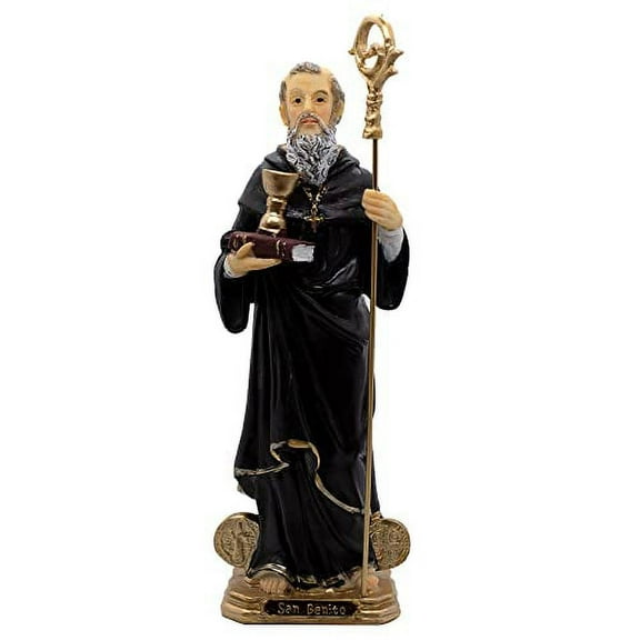 8" St. Benedict Statue