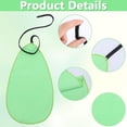 thumbnail image 3 of 4Pcs Clarinet Cleaning Swab Bulk Green Fibre Teardrop Pull Through Instrument Silk Clean Cloth Cleaner with Weighted String for Inside Tube of Clarinet Piccolo Flute Sax Saxophone, 3 of 6
