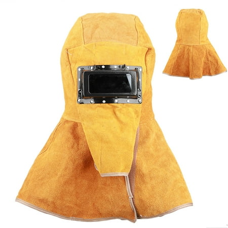 

Welding Helmet Widened Working Protective Shawl Anti-arc Durable Cowhide Foldable For Welder Electrician Worker Repairer