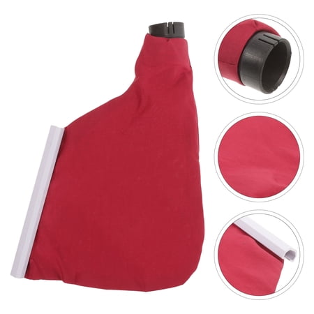 Pawsdot Large Capacity Red Saws Dust Bag Fabric Material Easy Installation for Home