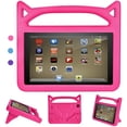 thumbnail image 1 of Funda para tableta, ligera, a prueba de golpes, con mango a prueba de niños, funda para niños, tableta (8.ª/7.ª/6.ª generación, 2018/2017/2016), rosa, azul y morado. Adepaton FLD-2981, 1 of 1
