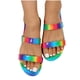 thumbnail image 5 of Amzcrzy Zapatos de mujer,Zapatos de mujer,Zapatillas de mujer, Sandalias de color para mujer, pantuflas de suela recta, zapatos casuales y versátiles para la playa. Sandalias Mujer Zapatillas De Casa, 5 of 7