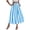 Light Blue, variant on yillto Women's Denim Skirt Long Casual High Waist A-Line Stretch Maxi Jeans Skirts with Split