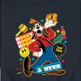 thumbnail image 3 of Disney - Goofy Sticker Look - Men's Crew Neck Fleece Pullover, 3 of 5