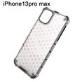 thumbnail image 2 of Honeycomb Design Rugged Protective case shatterproof translucent , Compatible with iP-13pro max case, 2 of 5