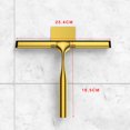 thumbnail image 5 of No Drill Silicone Squeegee, for Mirror, Windshield, with Adhesive Hook, Non-Slip Handle, 5 of 5