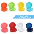 thumbnail image 3 of Unique Bargains 24 Pcs Plastic Mason Jar Lids Regular Mouth Mason Canning Jars Lid Top Food Storage, 3 of 7