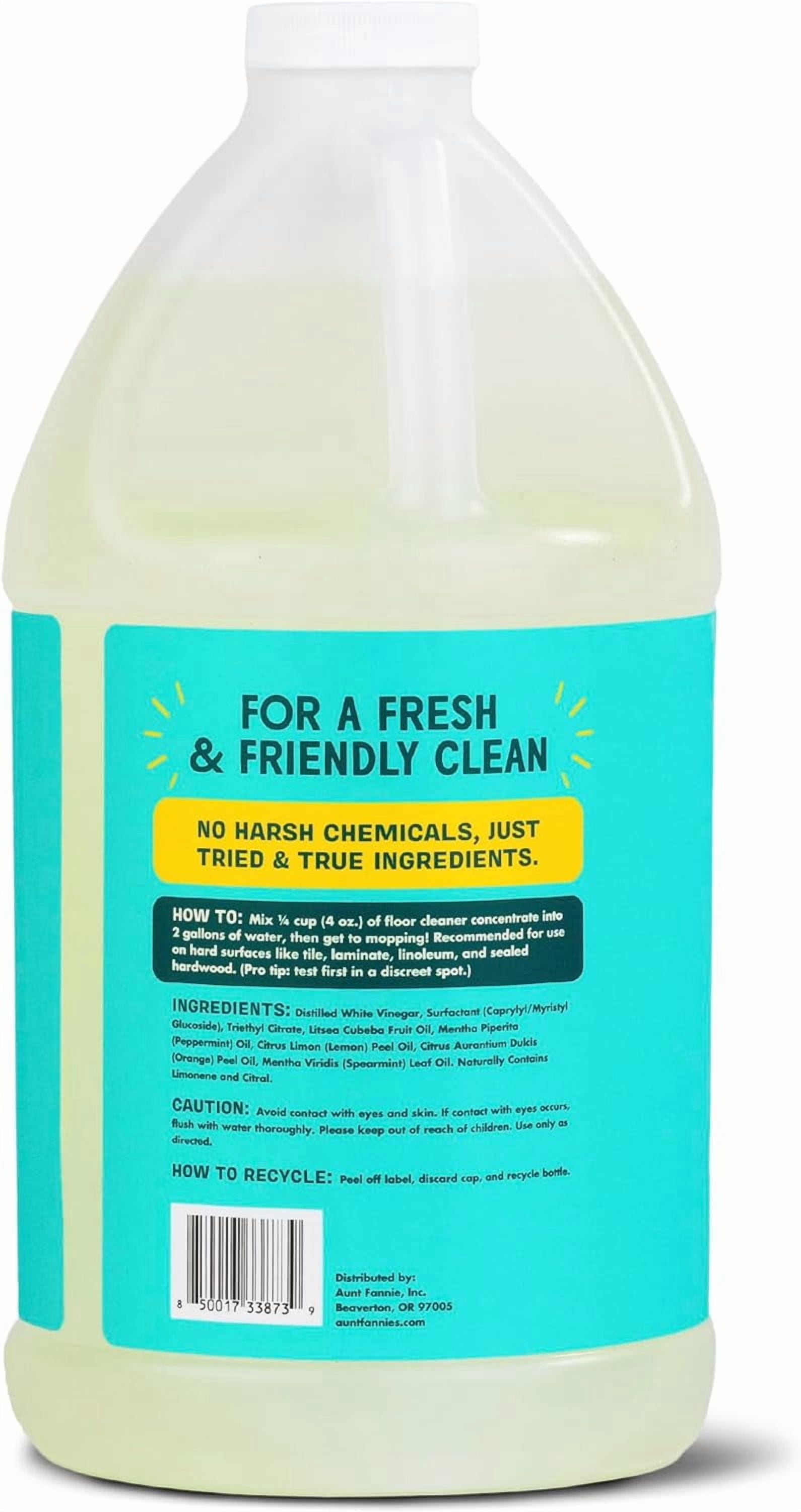 (4 pack) Aunt Fannie’s All-Purpose Cleaning Vinegar, Lemon Scent, 64 oz