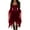 18# Deep Red, variant on Gothic Dresses for Women Cold Shoulder Butterfly Sleeve Lace Up Suspender Halloween Gothic Dresses Vintage Medieval Evening Dress Purple Pink S