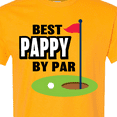 thumbnail image 4 of Inktastic Father's Day Best Pappy by Par with Flag and Golf Ball T-Shirt, 4 of 5
