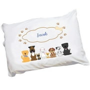 Personalized Brown Dogs Pillowcase