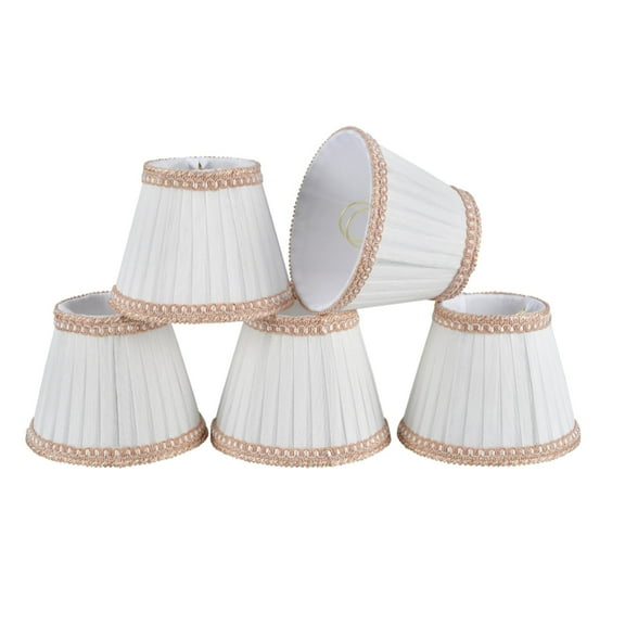 Aspen Creative Corporation 5'' Fabric Empire Candelabra Shade (Set of 5)