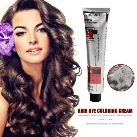 Today Deals Holiday Deal! Christmas Gift! Today# Beauty No Ammonia Type Hair Dye Cream Permanent Constant Not Hurt Hair Coloring Root Cover Fashion Popular Shampooing ()