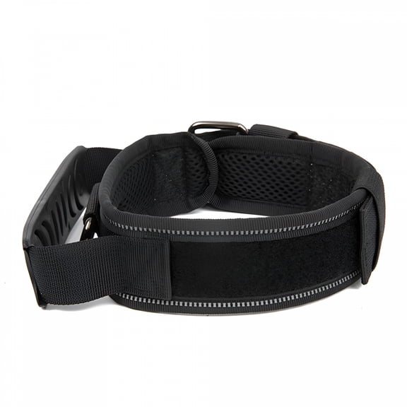 GASTROPOD Tactical Dog Collar with Handle - Heavy Duty,Reflective,Padded Training Dog Collar