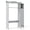 Gray, variant on Costway Over the Toilet Storage Cabinet with Toilet Paper Holder Adjustable Shelves Gray