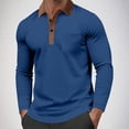 thumbnail image 2 of guisaled Long Sleeve Shirts for Men Button Down Collar Henley Golf Shirt Lightweight Breathe Slim Fit Casual Dress Shirts, 2 of 7