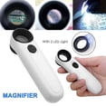 thumbnail image 1 of 1 Uds lupa 40x lupa de mano joyería lupa bucle con 2 luces Led, 1 of 2