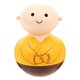 thumbnail image 2 of Artesanía de madera PENGJTMXG Vaso Monje Decoración de mesa Amarillo ojo abierto, 2 of 4