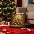 thumbnail image 1 of Funda de almohada de poliéster con adornos navideños de 45 x 45 cm, funda de almohada navideña, decoración navideña, funda de cojín para sofá, decoración de Halloween, decoración de otoño, decoración, 1 of 6