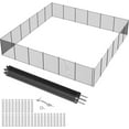 thumbnail image 2 of Pool Fence,Swimming Pool Fence in Ground Pool Safety Fencing, 340 GMS Teslin PVC Mesh Pool Safety Fence with Stainless Steel Legs,Easy DIY Installation, 2 of 7