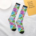 thumbnail image 6 of Bingfone Compression Socks for Women and Men Long Socks for Running Athletic Cycling Nurse-Succulents, 6 of 8
